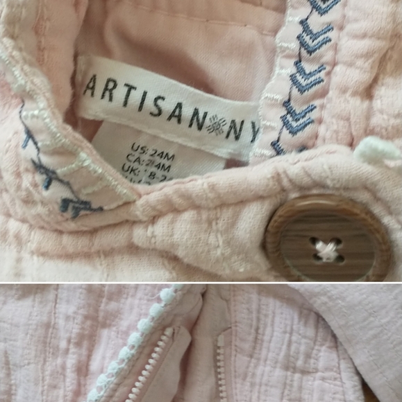 ARTISAN NY Embroidered Coat 24m - Picture 4 of 7